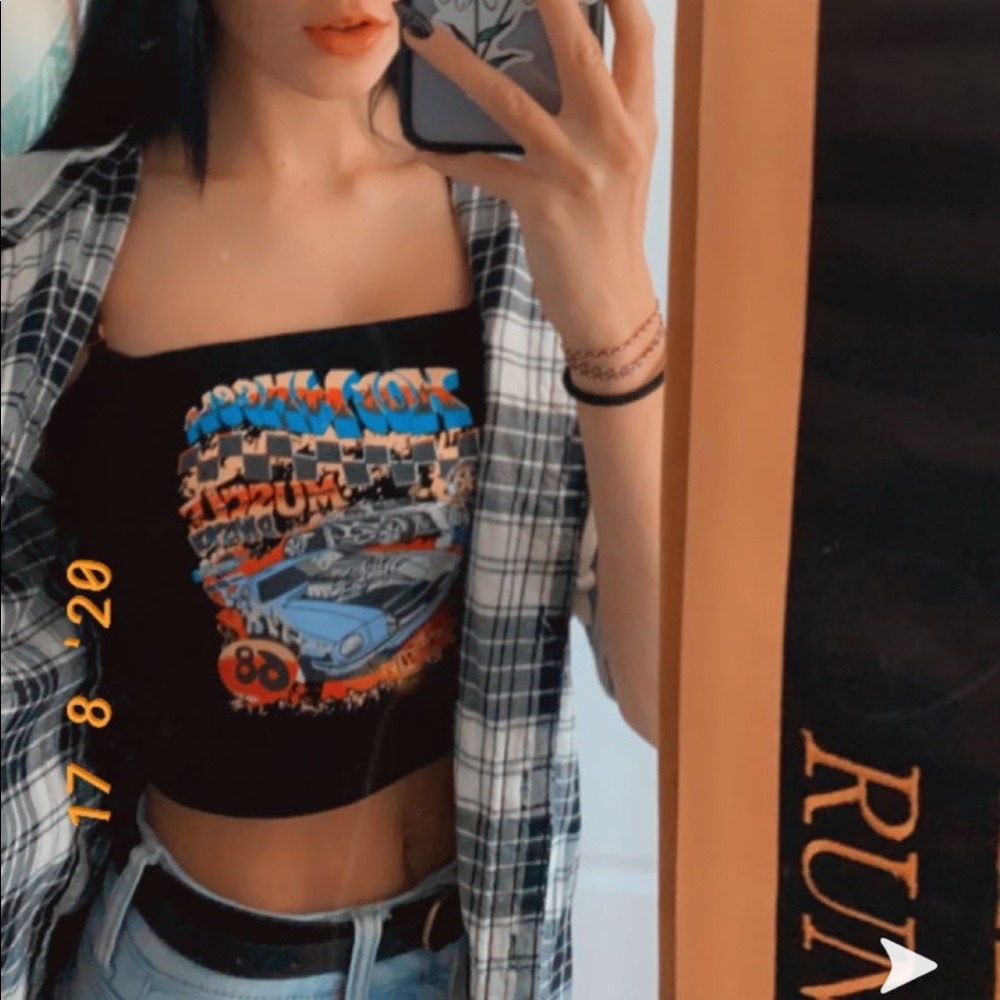 Hot Wheels Black Tube Top